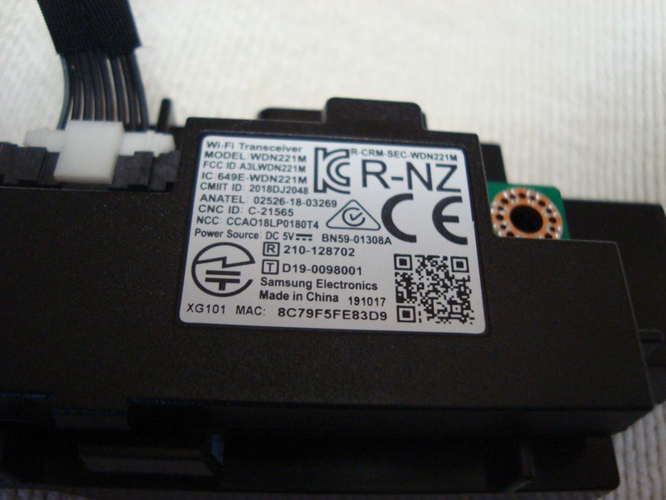 Модуль Wi-Fi BN59-01308A демонтаж 100% рабочий.