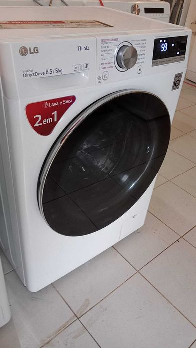 Máquina de lavar e secar LG