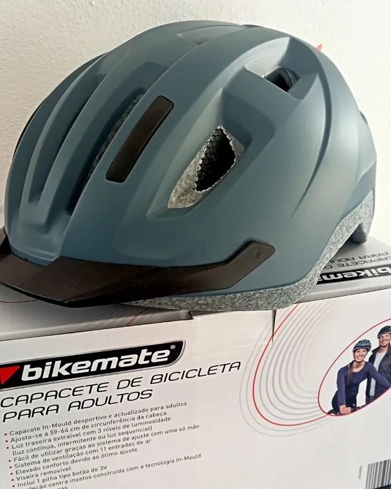 Capacetes ciclismo preto/cinza, homolgados adulto...Ler a descrição