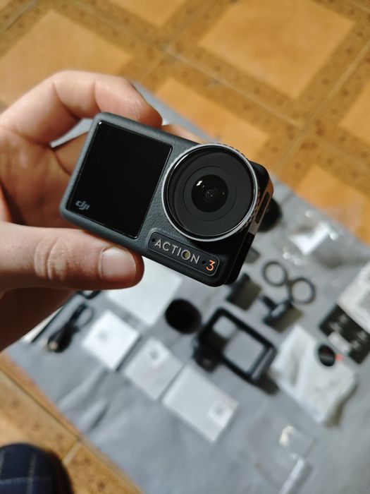 Action cam DJI OSMO ACTION 3 como nova!