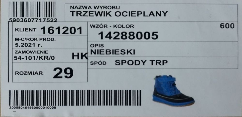 Zimowe buty dla chłopca Bartek BRTK BASIC r.29