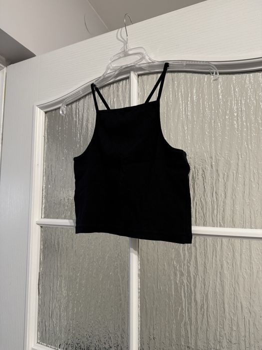 Czarny damski top