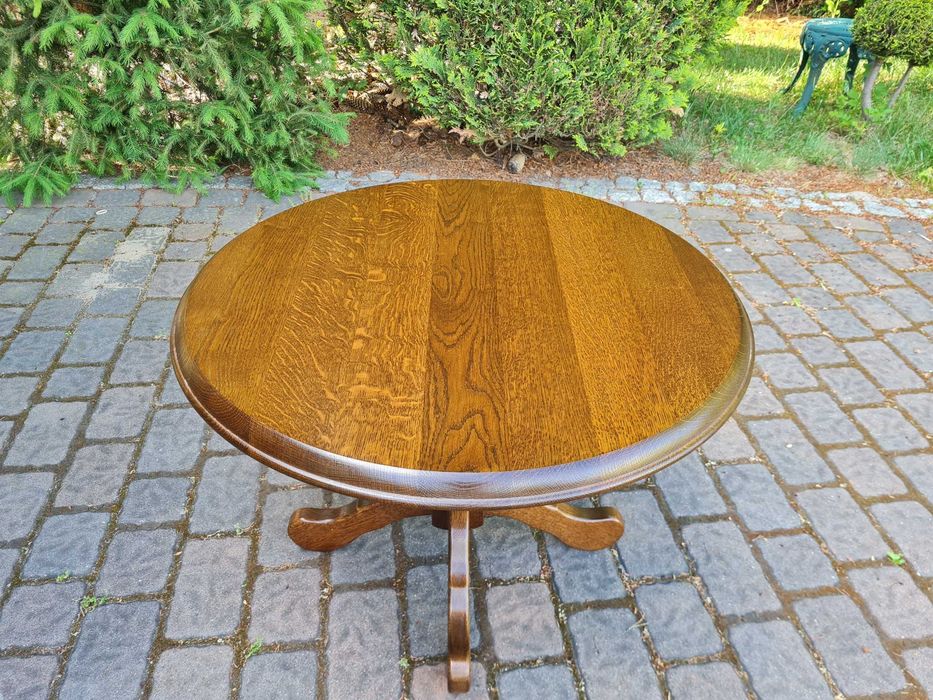 stolik dębowy ława