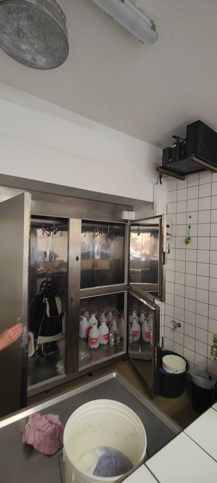 Frigorífico Comercial de Aço inoxidável com motor funcional