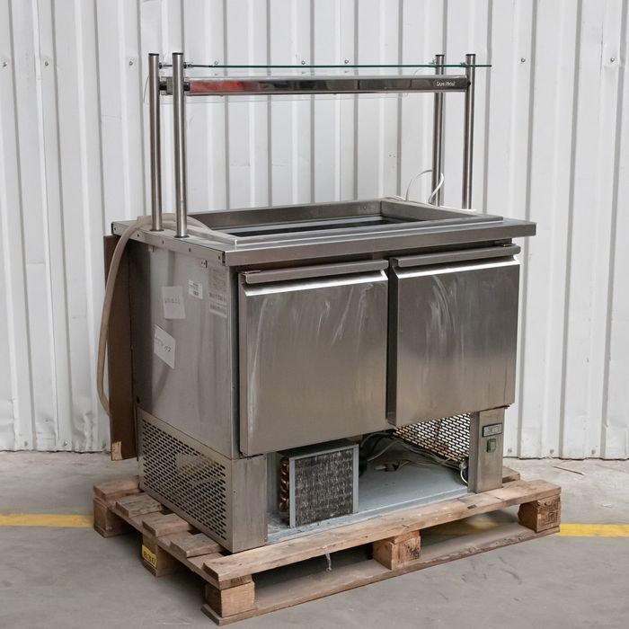 Lada sałatkowa chłodnicza Dora Metal 108x70x130 cm