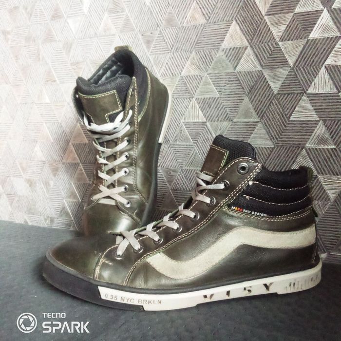 Мужские зимние ботинки , 45 размер, стелька 29,5 см , кожа , мех