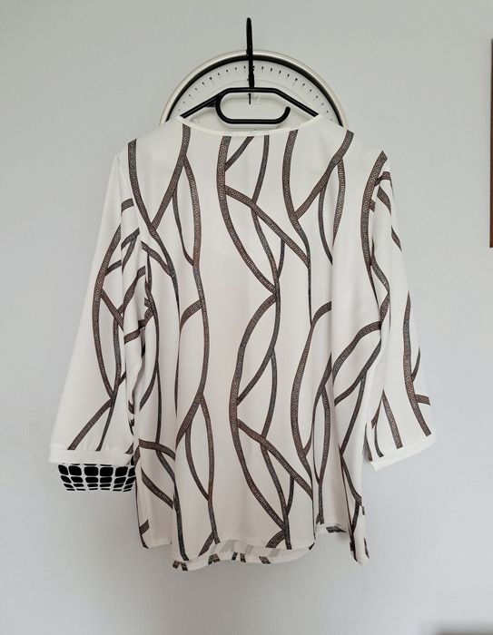 Elegancka Bluzka damska, rękaw ¾  Rozmiar 2XL