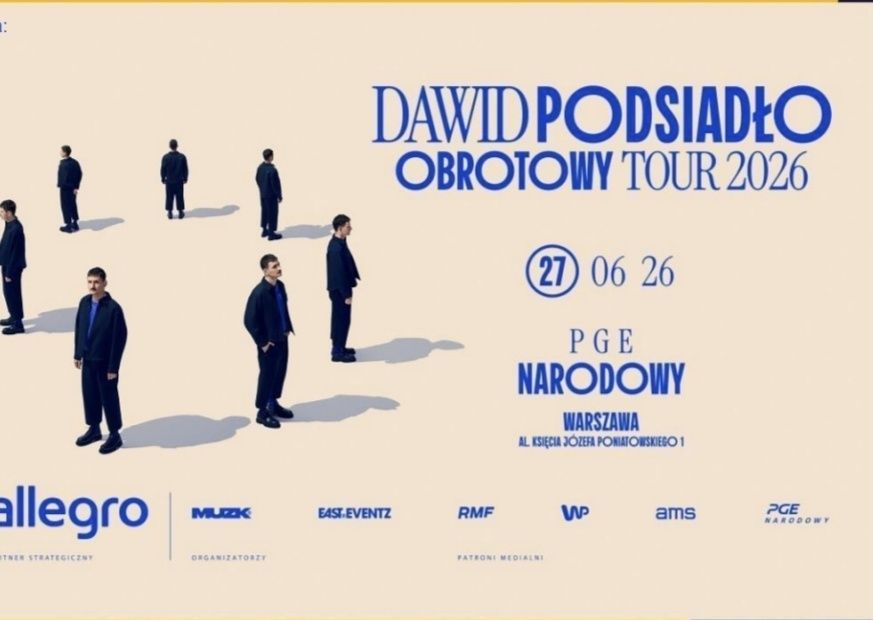 2 bilety imienne( zmiana danych wykorzystana) Dawid Podsiadło Warszawa 27.06.2026, Płyta. 200zl za sztukę.