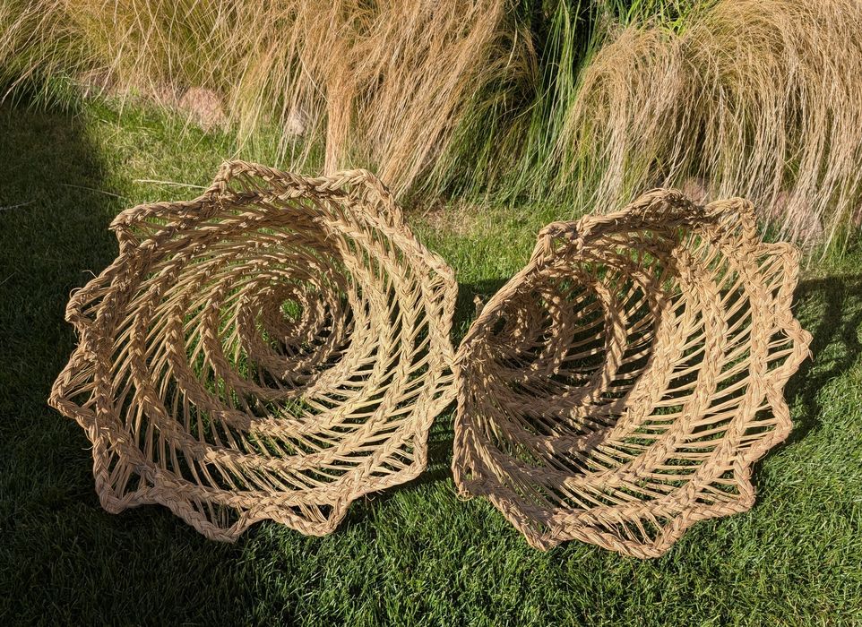 Klosze Boho naturalne z Tunezji 2 szt
