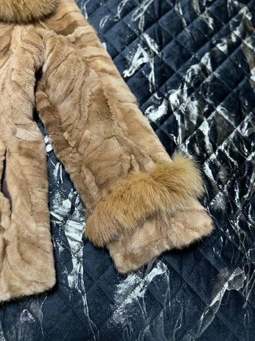 Kurtka z norek, lis, stan idealny