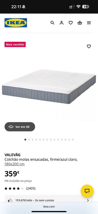 cama IKEA 160×200 cm