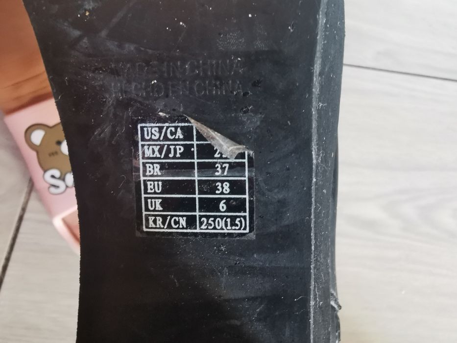 Botki damskie rozmiar 38