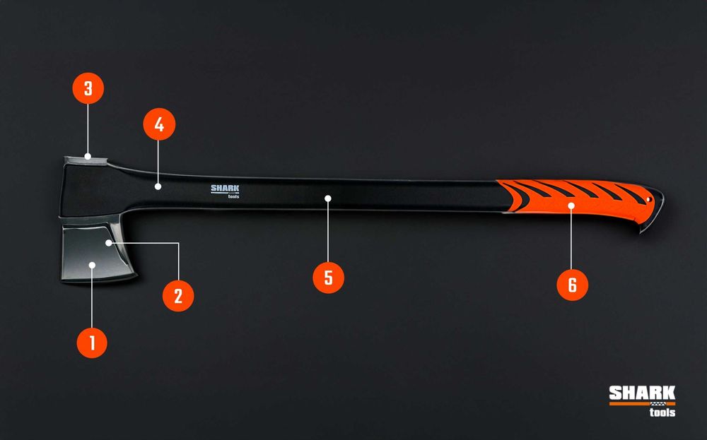 Siekiera rozłupująca XL 78 cm 2,35 kg do drewna + osłona