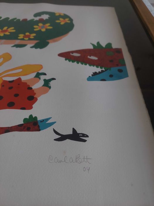 Serigrafia emoldurada