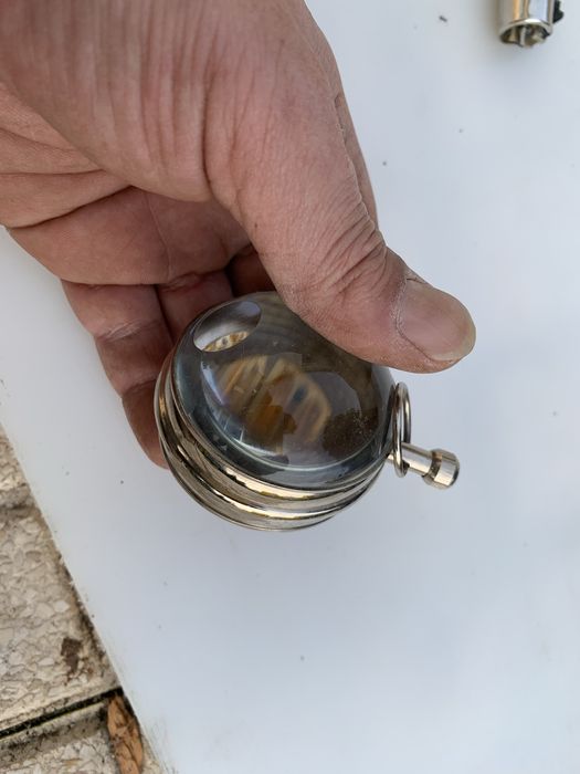 Relogio bola de vidro “vintage”