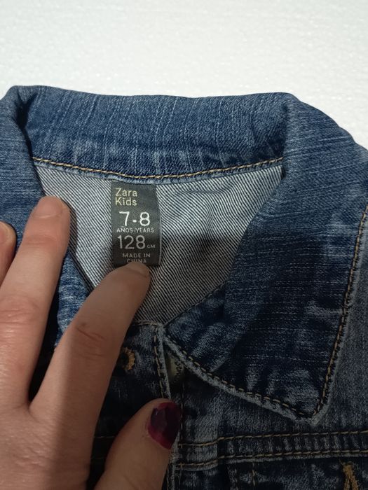 Casaco de ganga de criança