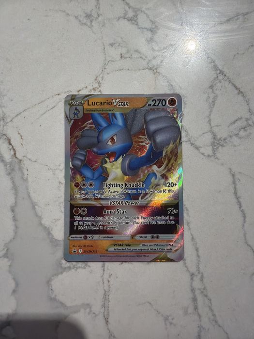 Oryginalna karta pokemon Lucario Vstar