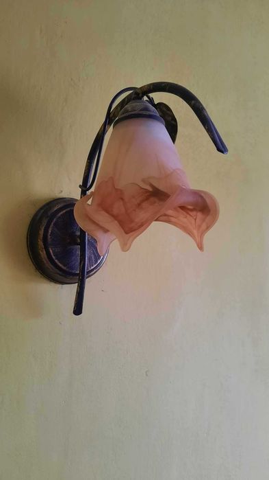 Komplet lampa wisząca i kinkiet