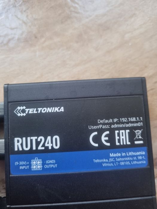 Modem LTE profesjonalny Teltronika RUD 240