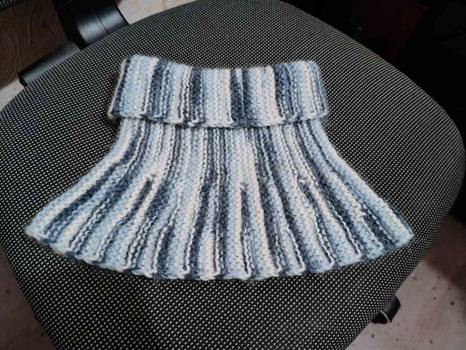 Вязаный шарф снуд хомут манишка горжетка Ручная работа