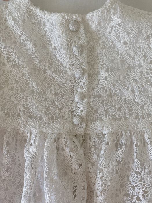 Vestido de cerimónia (batizado ou menina alianças) 18 m