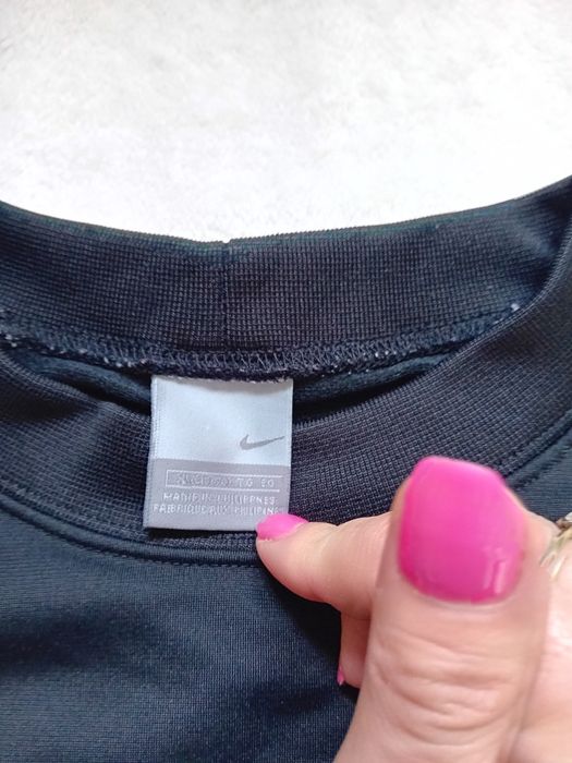 #Nike T-shirt czarny szary długi rękaw XL