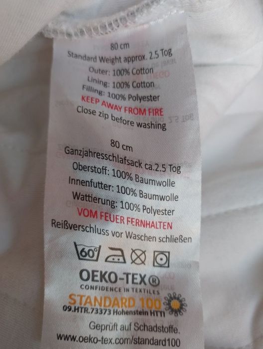 Śpiworek z nogawkami Slumbersac całoroczny rozmiar  18-24