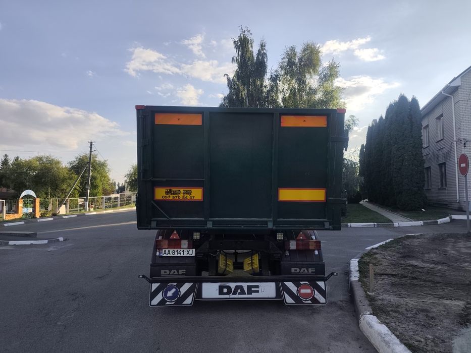 Вантажоперевезення Кагарлик, Київ та Україна | Потужний самоскид DAF з причепом | Перевезу все!