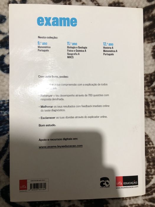 Portuguese and Mathematics Exam Book64285857073795121