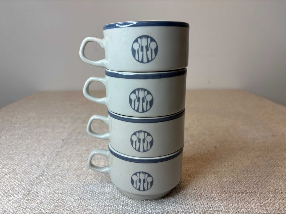 Filiżanki / PRL / Porcelana / Ceramika / Stan bardzo dobry