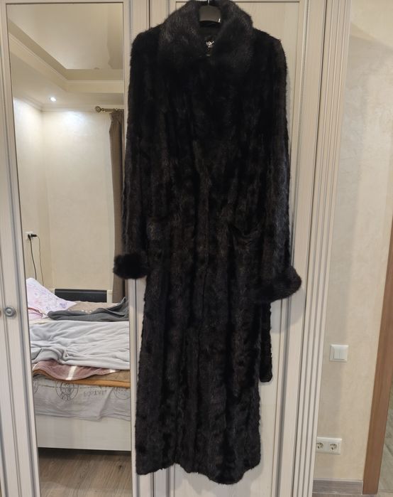 Норковая шуба с кусочков Греция