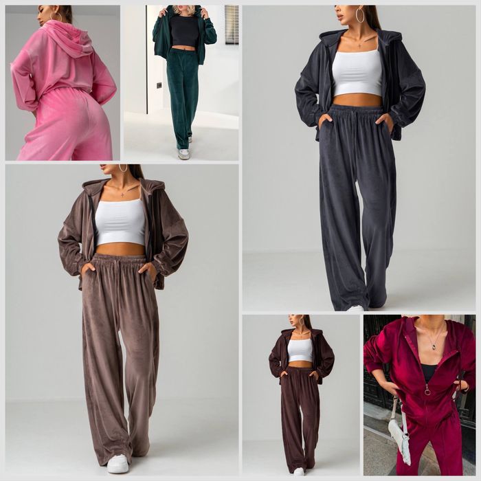 Женский велюровый спортивный костюм/Жіночий велюровий спорт костюм МІ