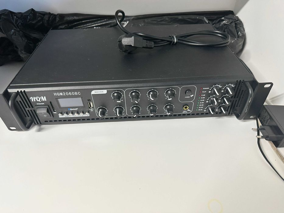 Kompletne nagłośnienie HQM2060BC , FM, Bluetooth, MP3 + 5 głośników sufitowych
