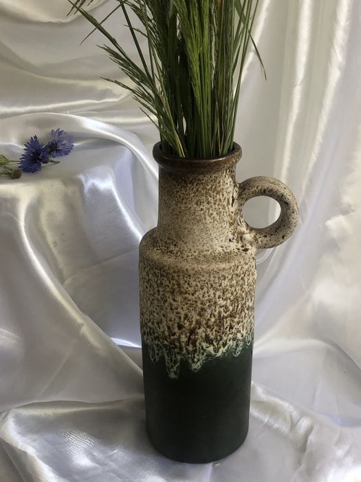 Wazon ceramiczny fat lava, Scheurich, Germany, Niemcy, midcentury