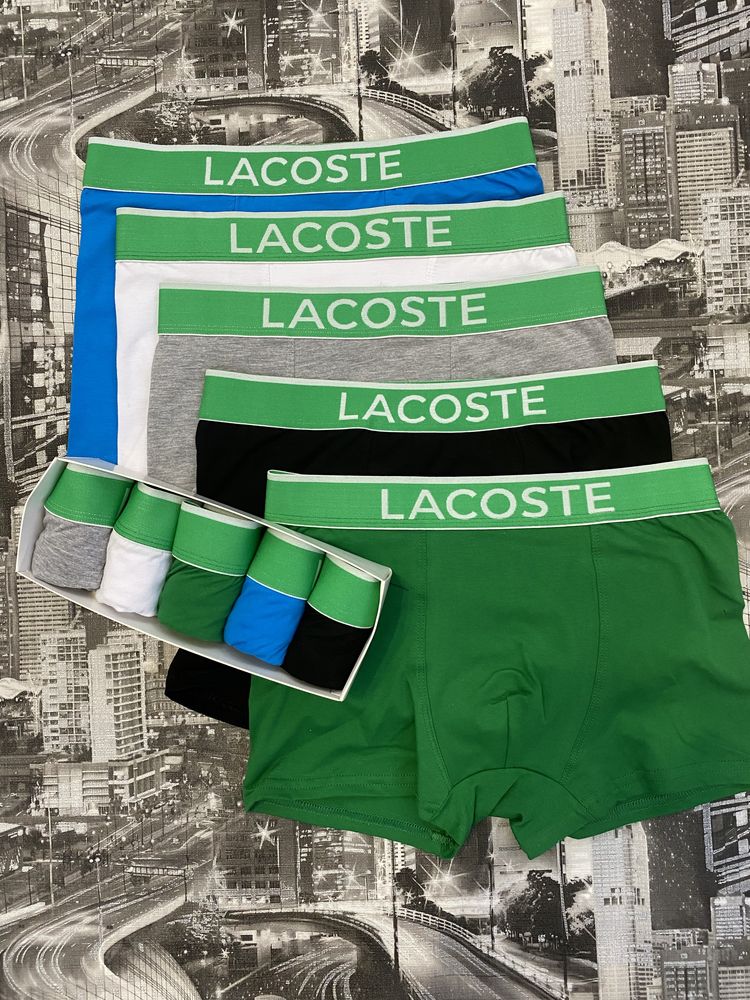 5 шт - 650 грн | Мужские трусы Лакоста | Боксери чоловічі Lacoste: 650 ...