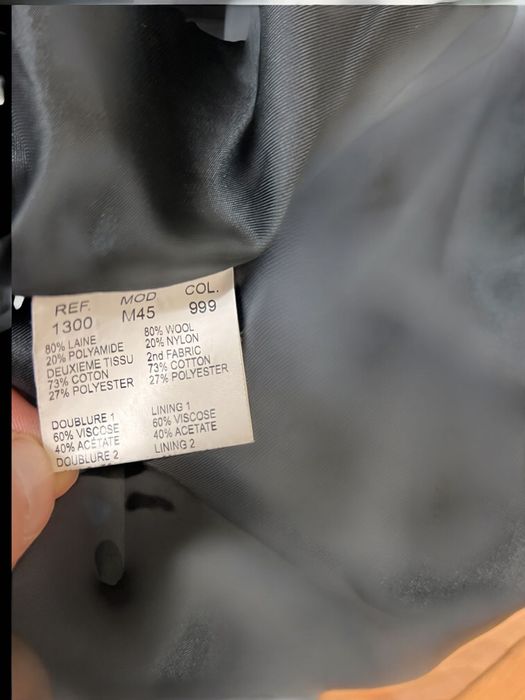 Carven roz. 50 męski krótki płaszcz dwurzędowy bosmanka