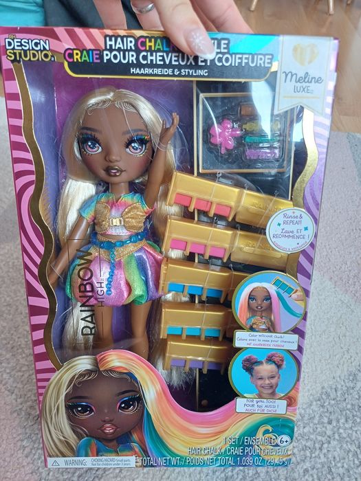 Lalka Rainbow High Hair Chalk do malowania włosów