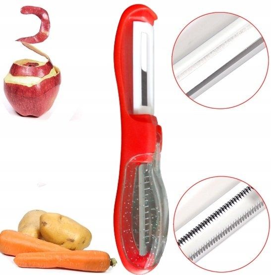 Obieraczka ceramiczna do ziemniaków warzyw jabłek skrobaczka 2w1