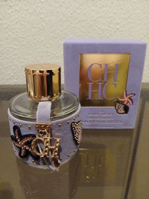 Frasco de Perfume Vazio Com Caixa CH