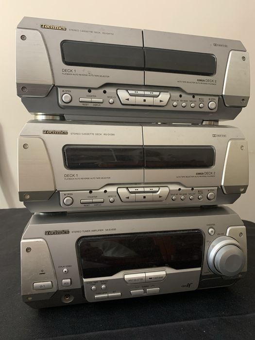 Hi-Fi Technics para peças(conjunto)