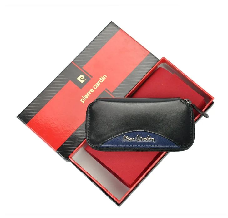 Pierre Cardin czarny + czerwony