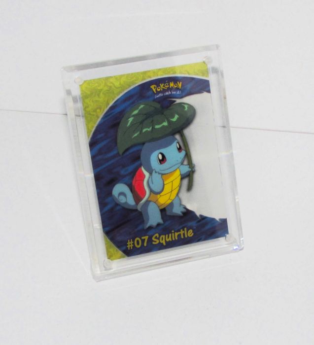 #07 Squirtle Pokémon Topps PC4, Card 1999 + Magnetic Frame