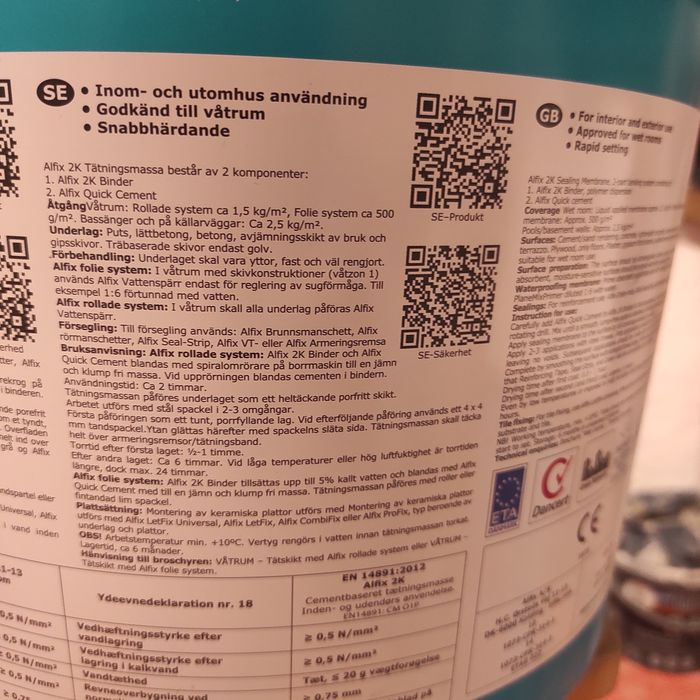 Гидроизоляция Alfix 2k 10кг