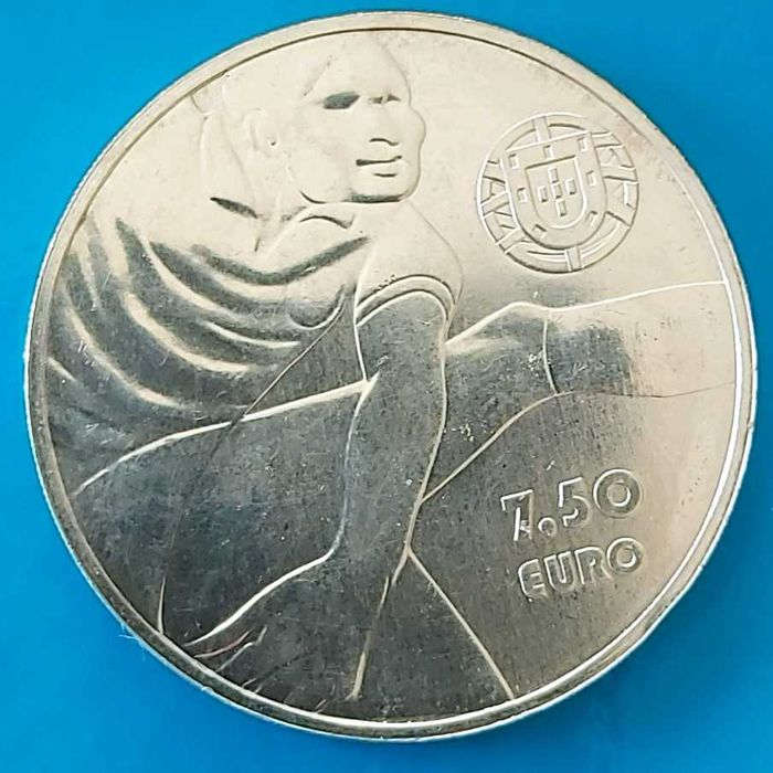 7,50  Euros de 2016, Portugal,  Ídolos Desporto, Eusébio