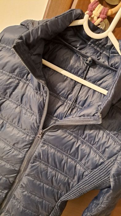 Nowa kurtka lekka puch xs Benetton oryginalna granat