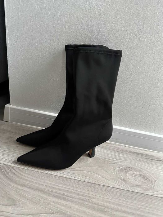 Botki kozaki skarpetkowe H&M