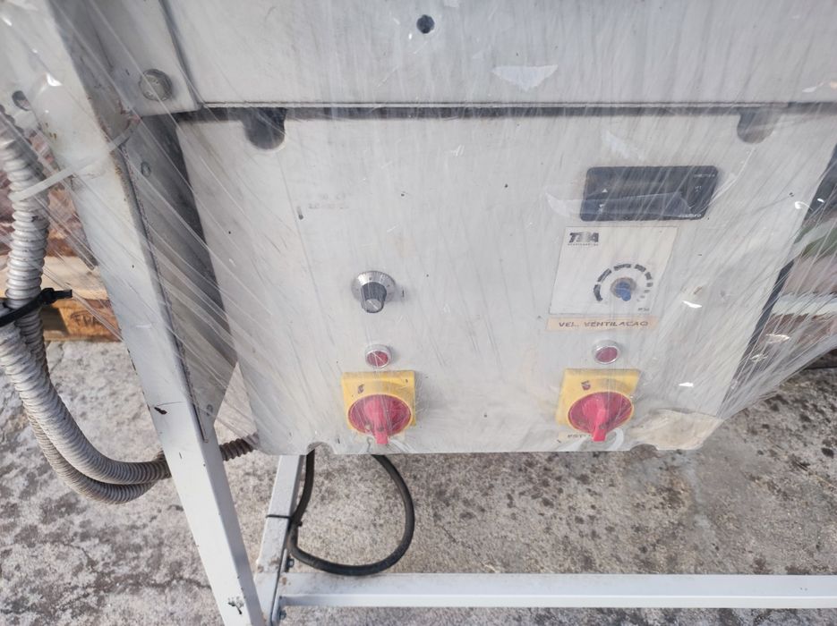 Tapete rolante  transportador em tela 70 X 6000 com aquecimento e ve