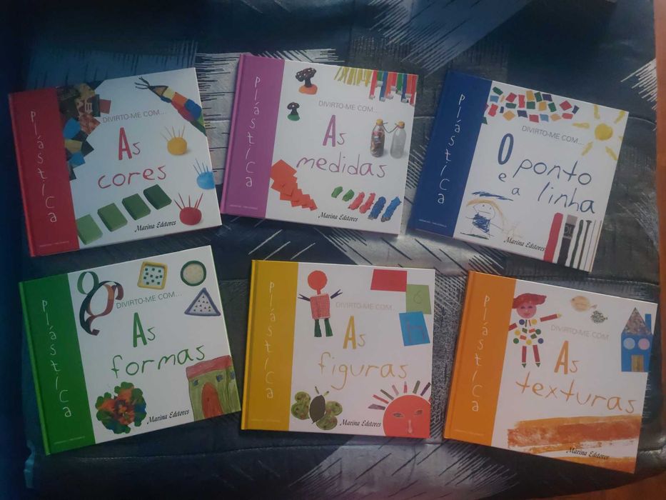 Coleção de 6 livros "Divirto-me com..."