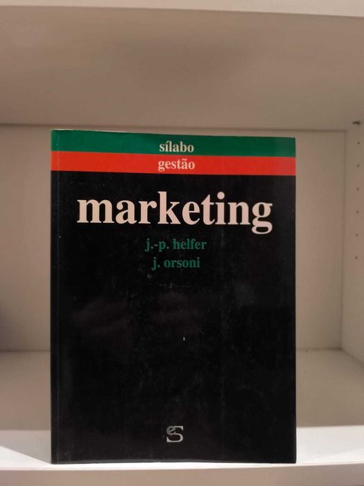 Livro "Marketing" de J.-P. Helfer e J. Ordoni