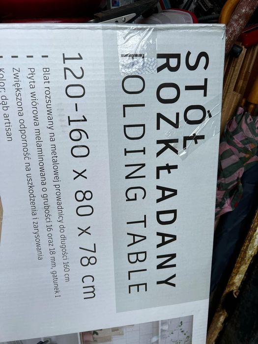 Stół drewniany ikea ingo z krzesłami drewnianymi lub metalowymi